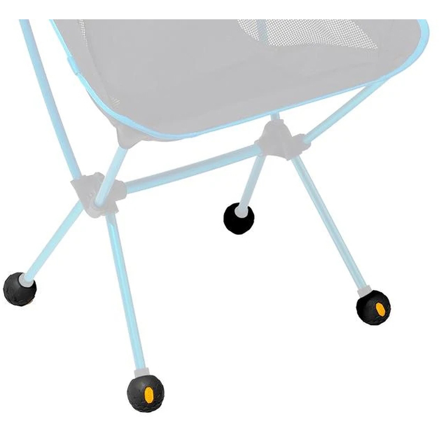 Helinox Vibram Ball Feet Set 45mm for Camping Chair - black - 4