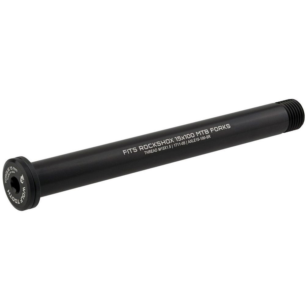 Image of Wolf Tooth Thru Axle for RockShox Forks - 15x100mm - black
