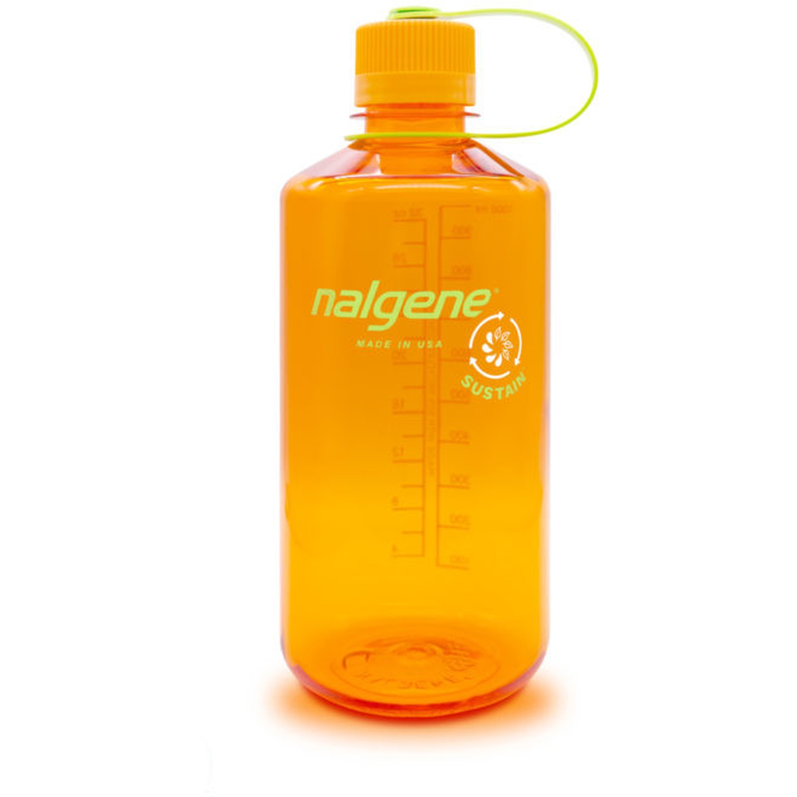 Produktbild von Nalgene Narrow Mouth Sustain EH Trinkflasche - 1l - clementine