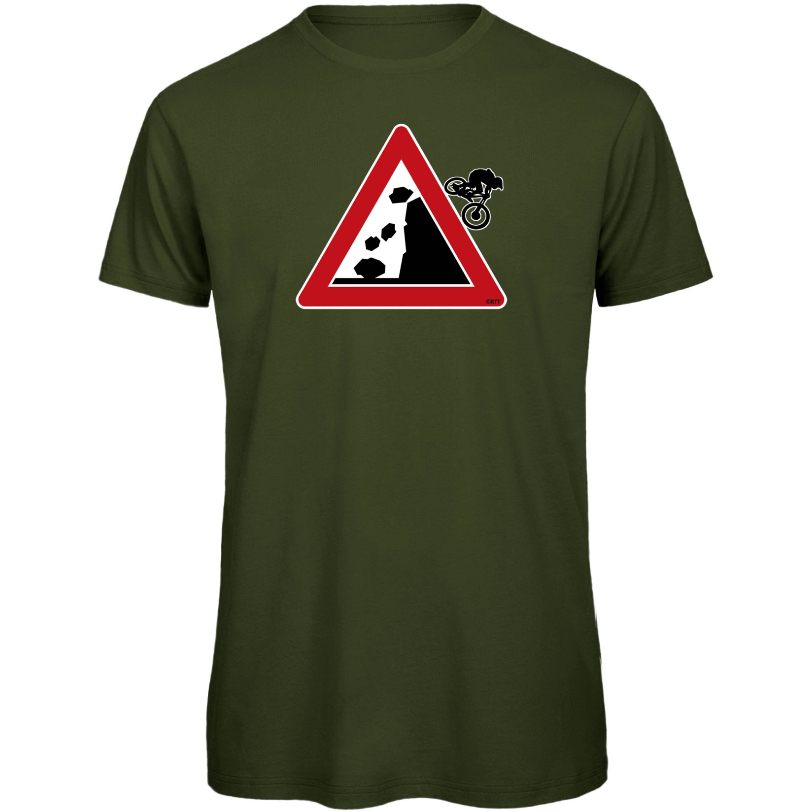 Imagen de RTTshirts Camiseta Bicicleta - Downhiller - khaki