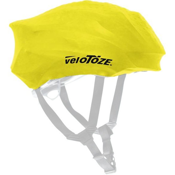 Produktbild von veloToze Helmet Cover Road - Helmüberzug - gelb
