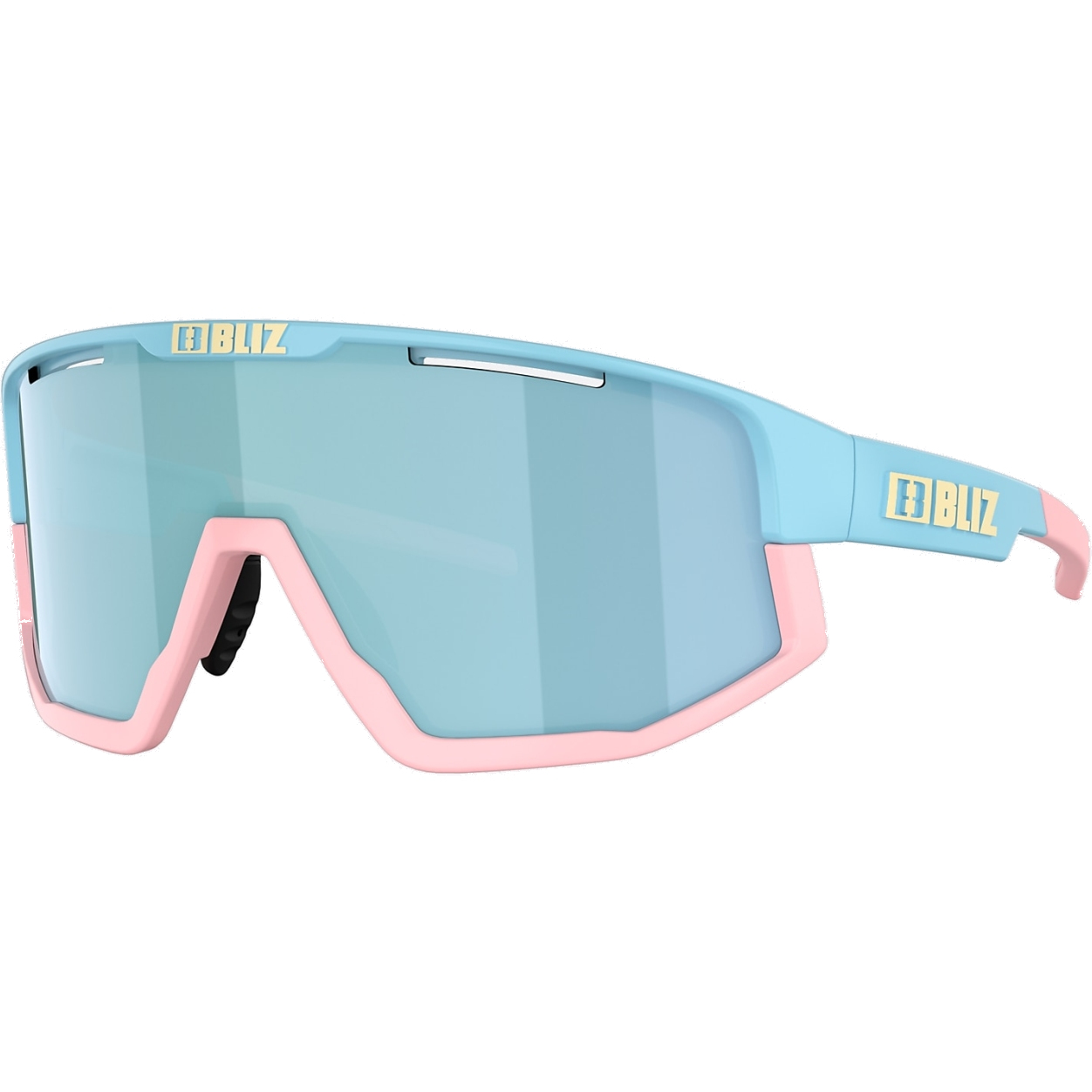 Picture of Bliz Fusion Small Glasses - Matt Pastel Blue / Smoke Multi Ice Blue