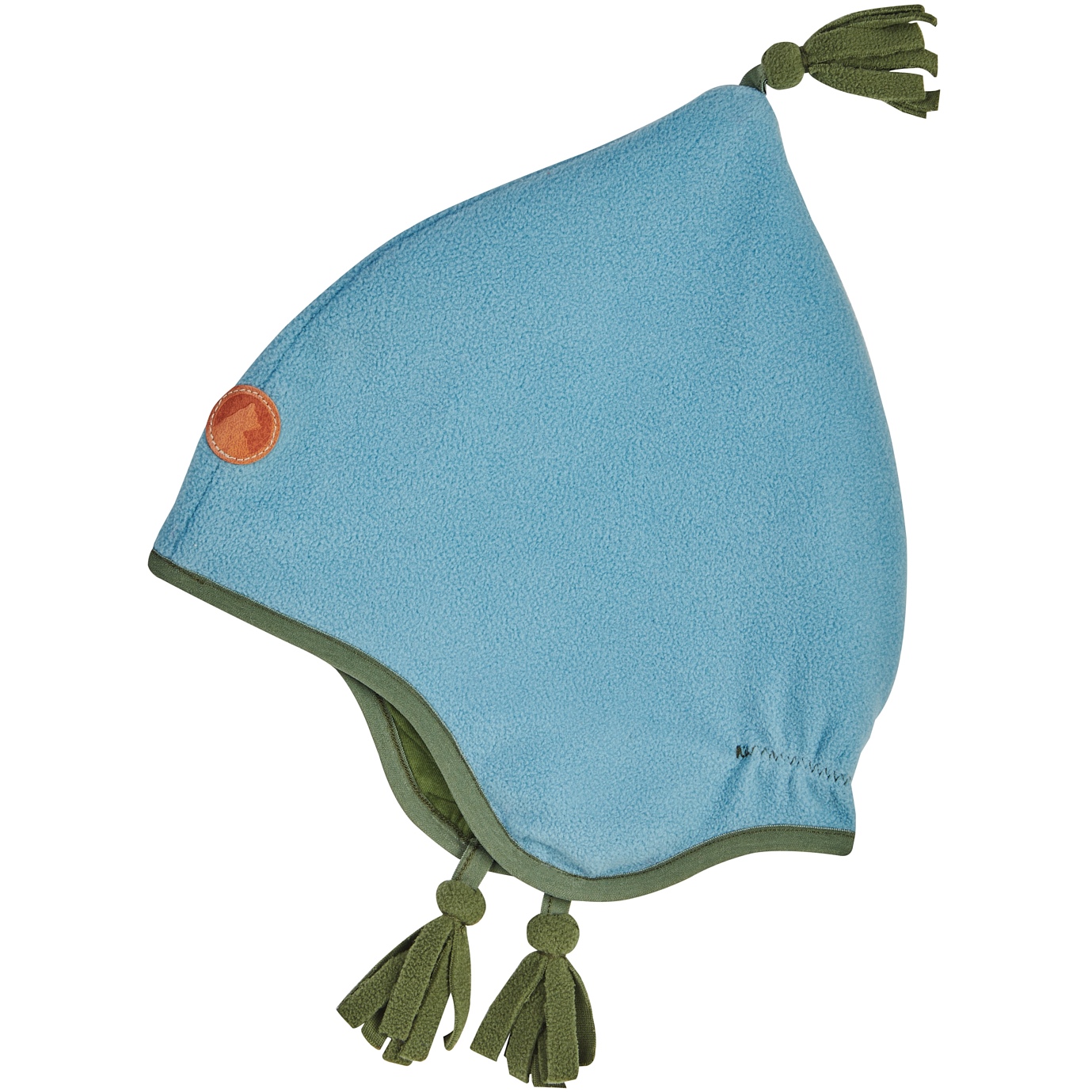 Picture of Finkid PIPO Fleece Pixie Hat Kids - smoke blue/bronze green