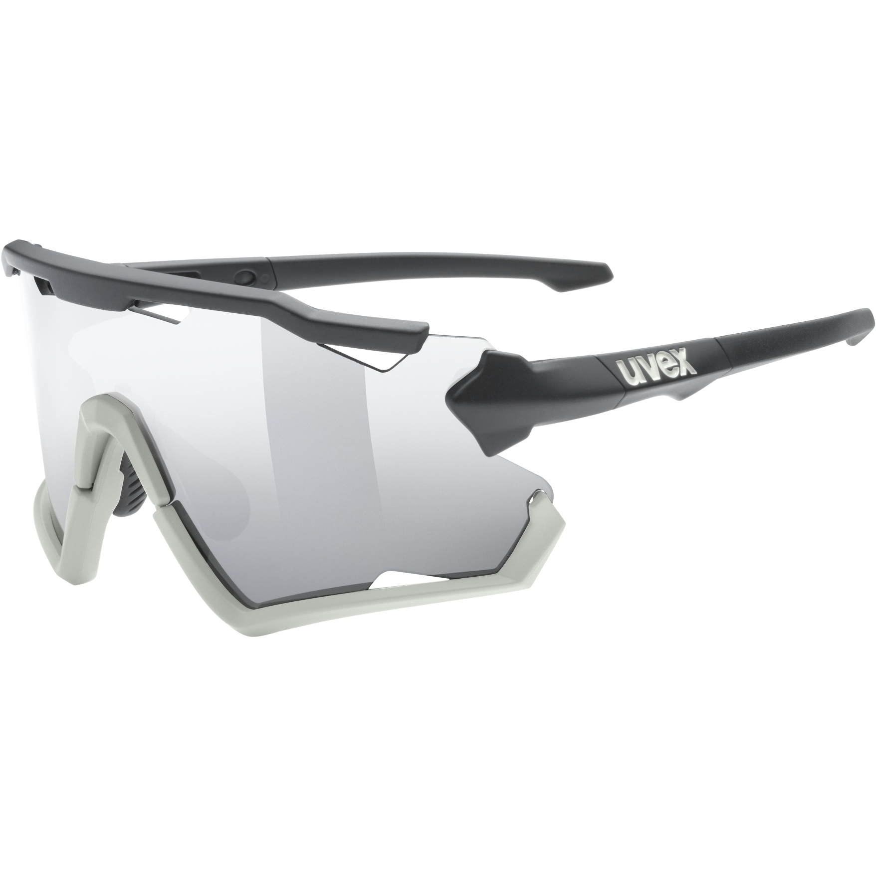 Produktbild von Uvex sportstyle 228 Brille - black sand mat/mirror silver