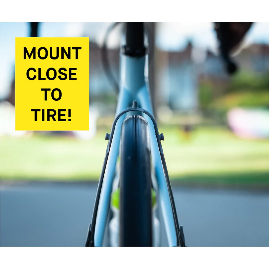 Flinger Race PRO, Set Parafango Bici Da Strada Unisex-Adulto, Nero, 700x18-32c - Foto 6