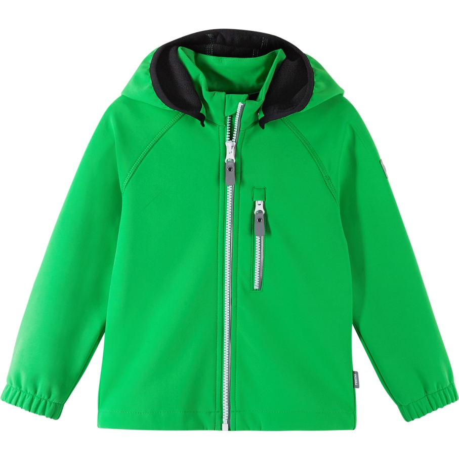 Picture of Reima Vantti Kids Softshell Jacket - neon green 9840