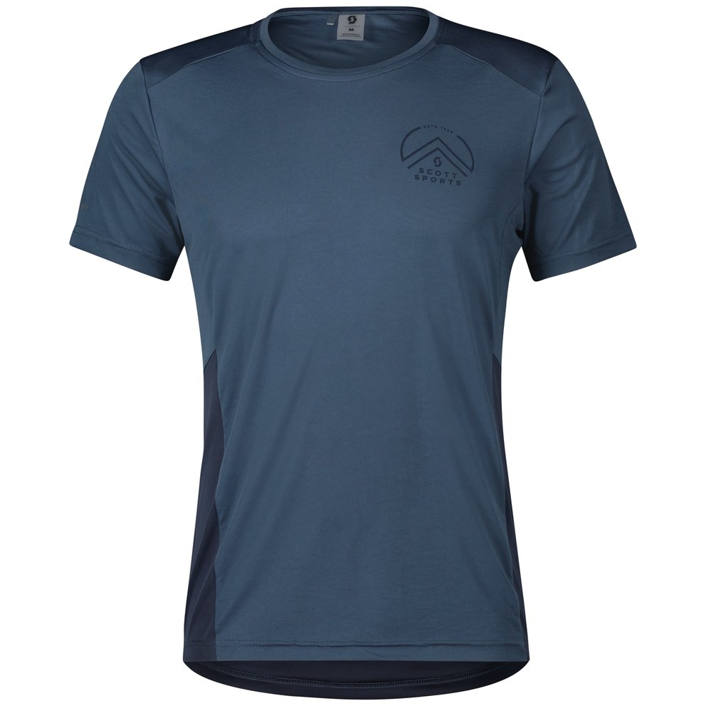 Image de SCOTT T-Shirt Manches Courtes Endurance Tech - metal blue/dark blue