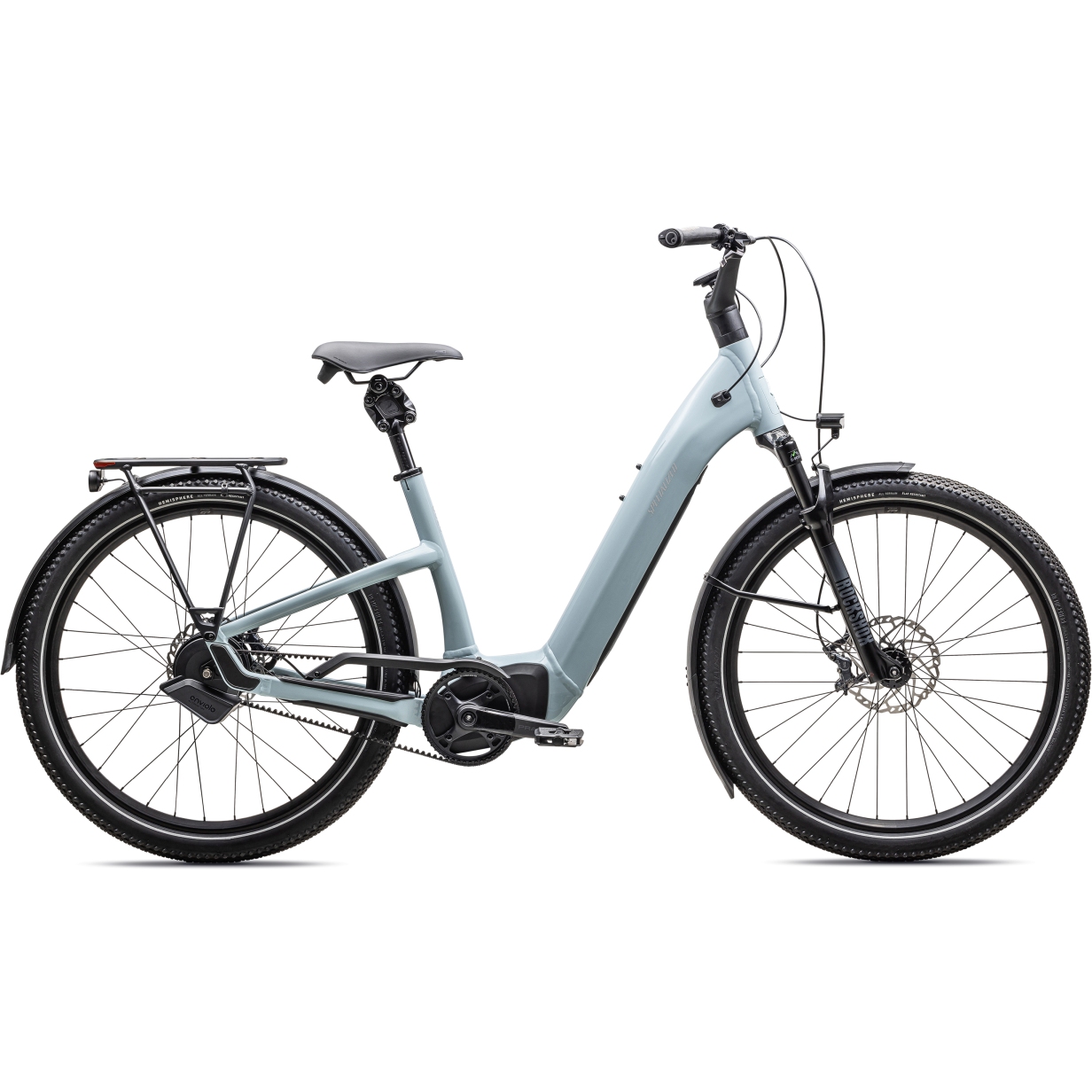 Picture of Specialized TURBO COMO 5.0 IGH - City E-Bike - 2025 - gloss cast black / satin silver reflective