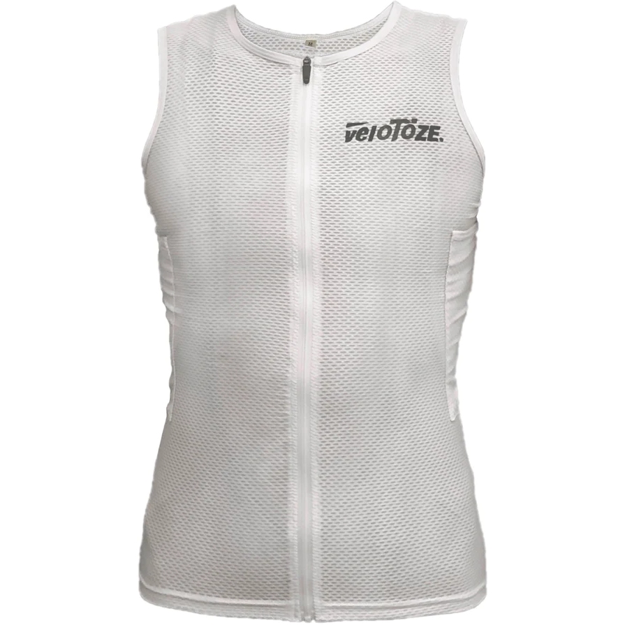 Picture of veloToze Cycling Cooling Vest + Cooling Packs - White