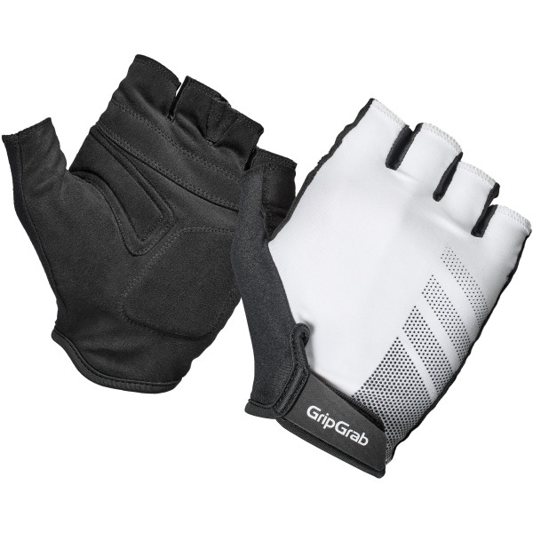 Picture of GripGrab Ride RC Lite Padded Short Finger Summer Gloves - White