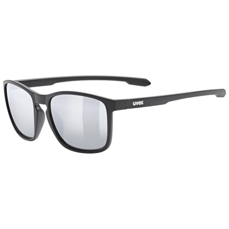 Produktbild von Uvex LGL 52 Brille - black matt/mirror silver