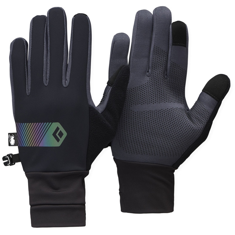Picture of Black Diamond Hybrid Light Gloves - Black-Carbon