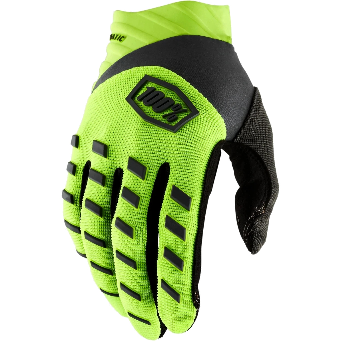 Image of 100% Airmatic Bike Gloves - fluo yellow