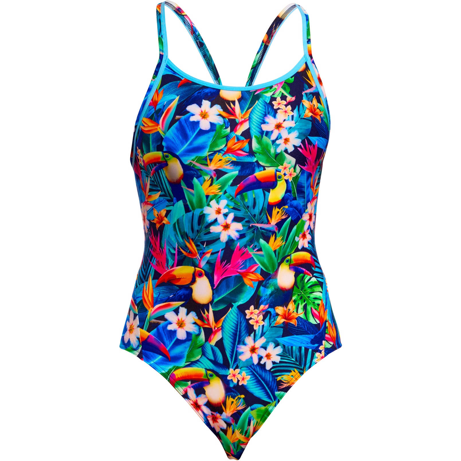 Женский цельный купальник Funkita Diamond Back Eco - Birdie Wordie