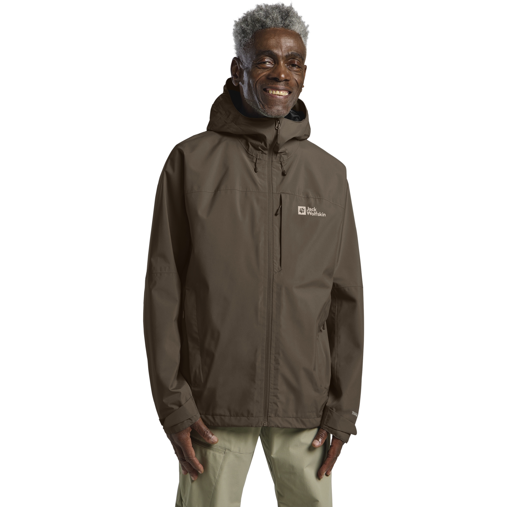 Produktbild von Jack Wolfskin Tempest 2L Jacke Herren - cold coffee
