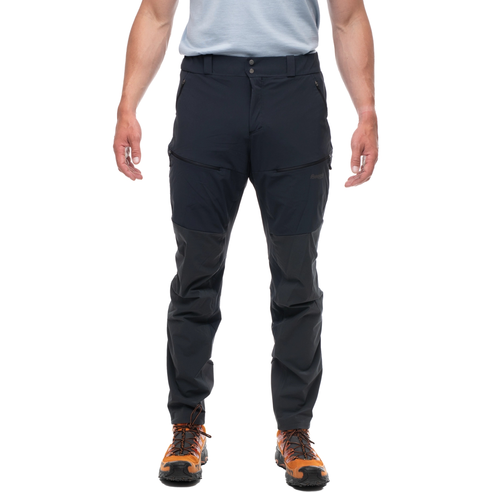 Produktbild von Bergans Rabot Softshell Hose Herren - black/dark shadow grey