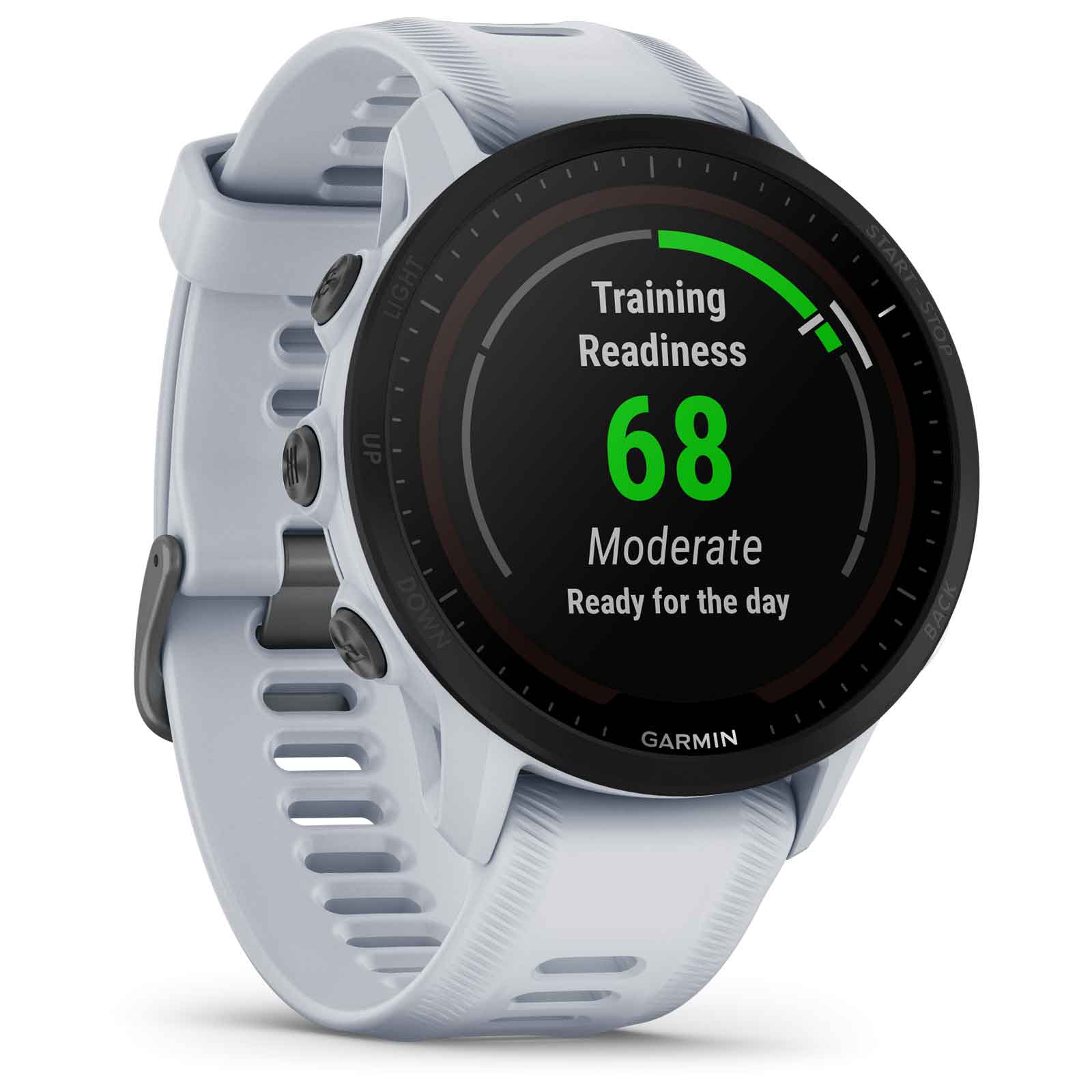Produktbild von Garmin Forerunner 955 GPS Smartwatch - weiss/schwarz