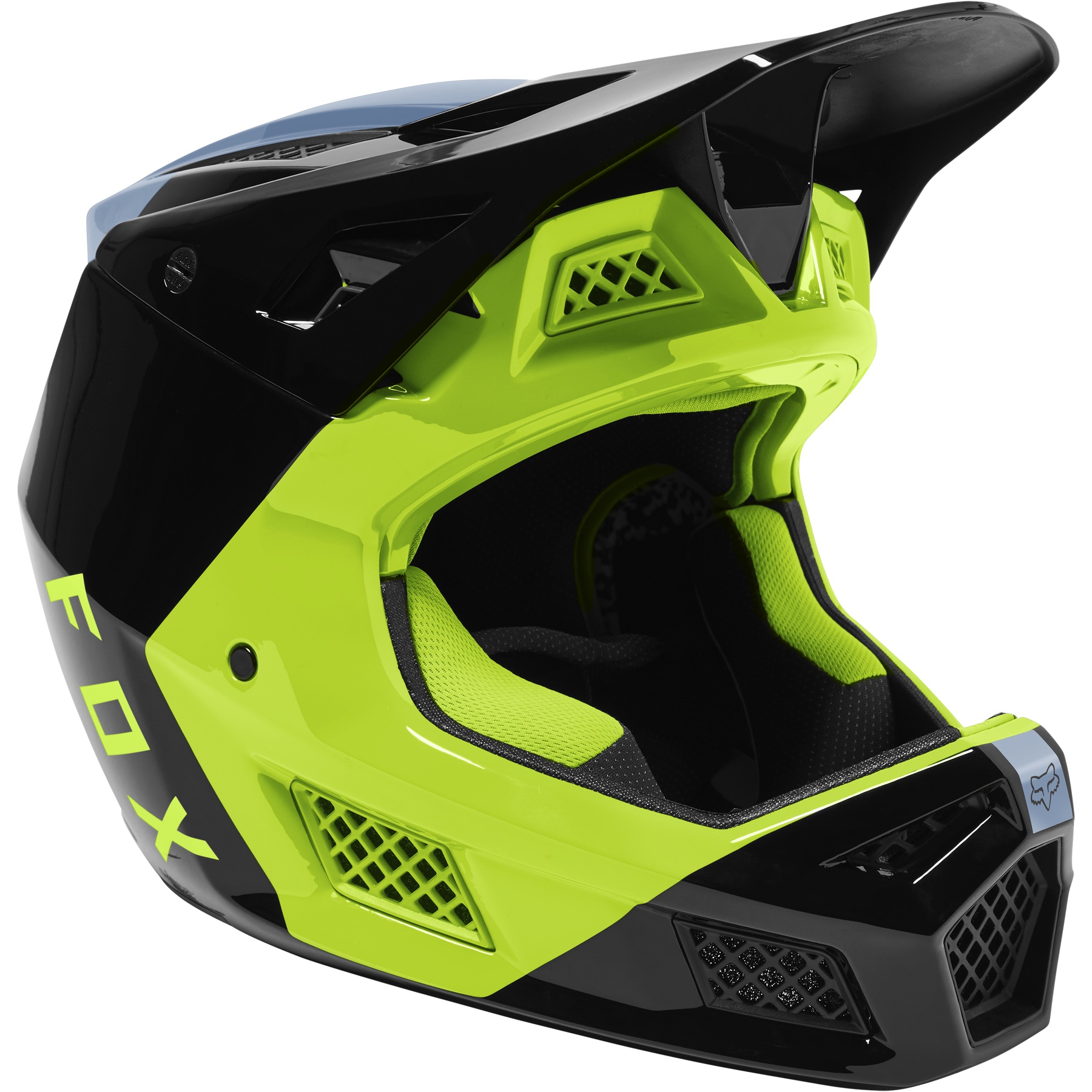 Picture of FOX Rampage Pro Carbon MIPS Fullface Helmet - Fuel - dusty blue