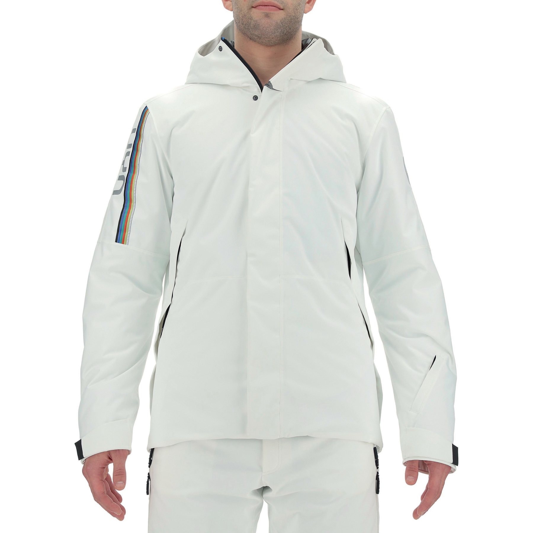 Picture of UYN Natyon Medal Full Zip Jacket - White/Silver