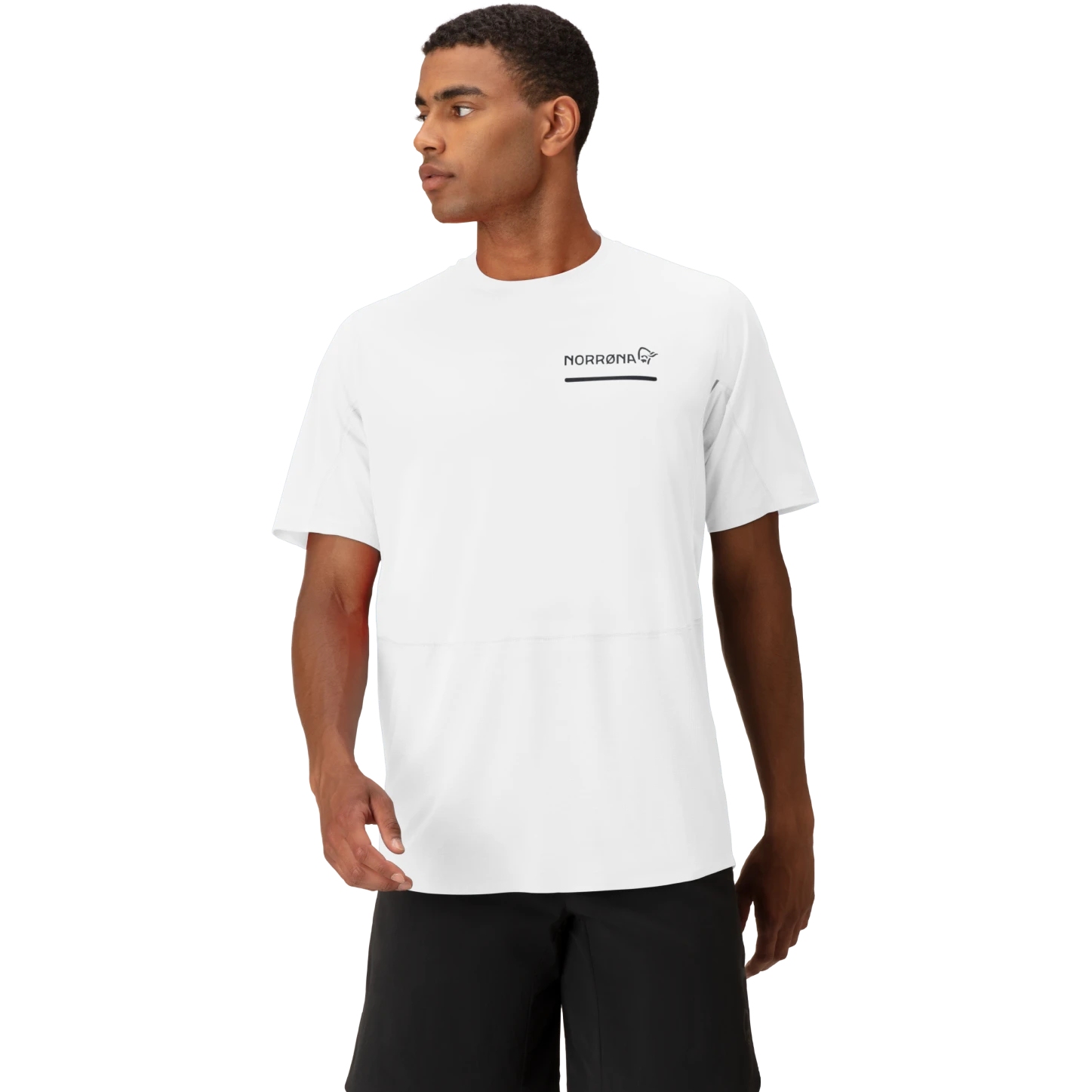Produktbild von Norrona senja equaliser lightweight T-Shirt Herren - Snow White