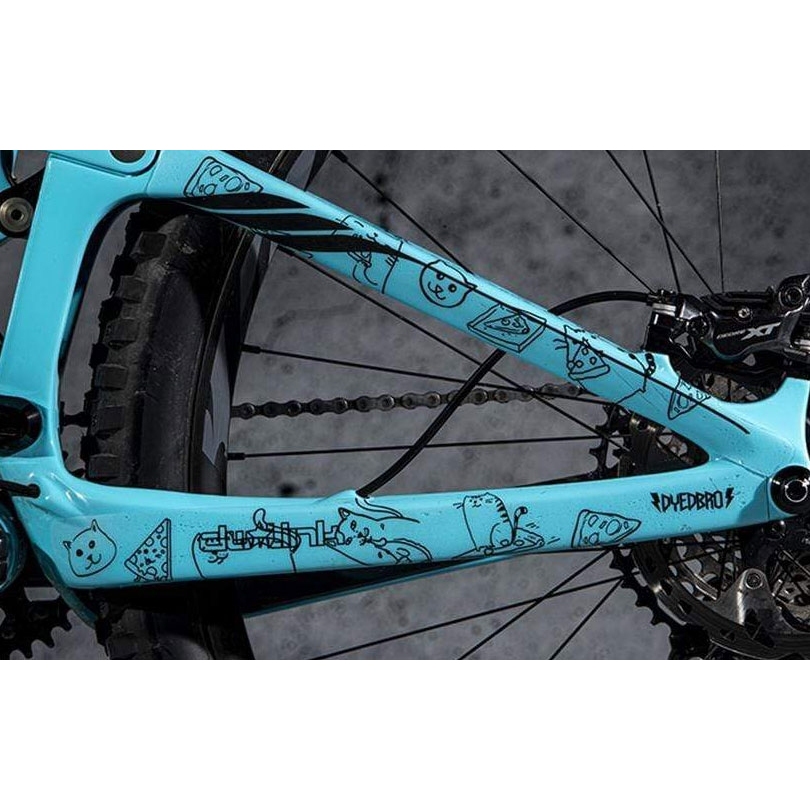 DYEDBRO Frame Protection Kit Cats black BIKE24