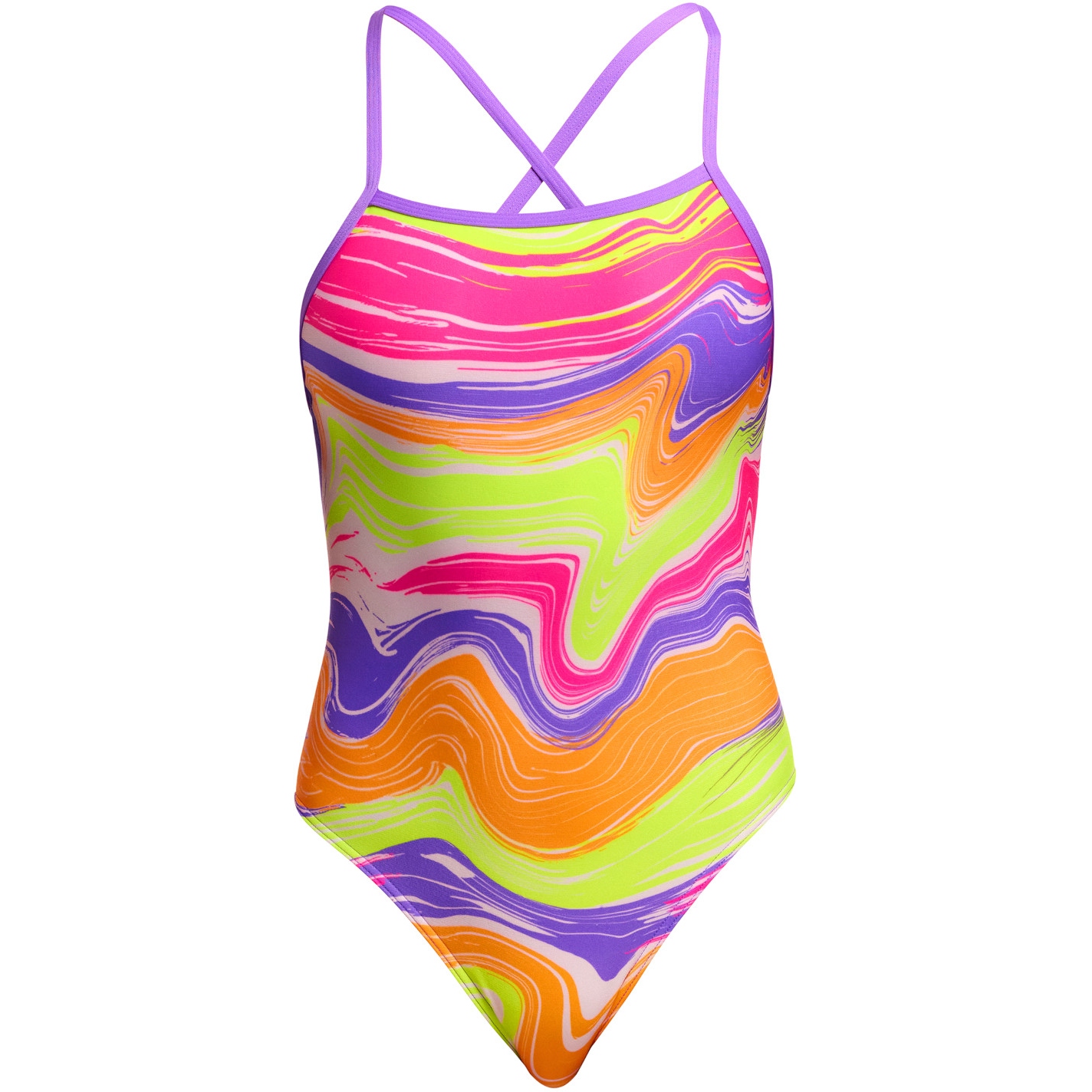 Produktbild von Funkita Tie Me Tight Eco Badeanzug Damen - Colour Contour