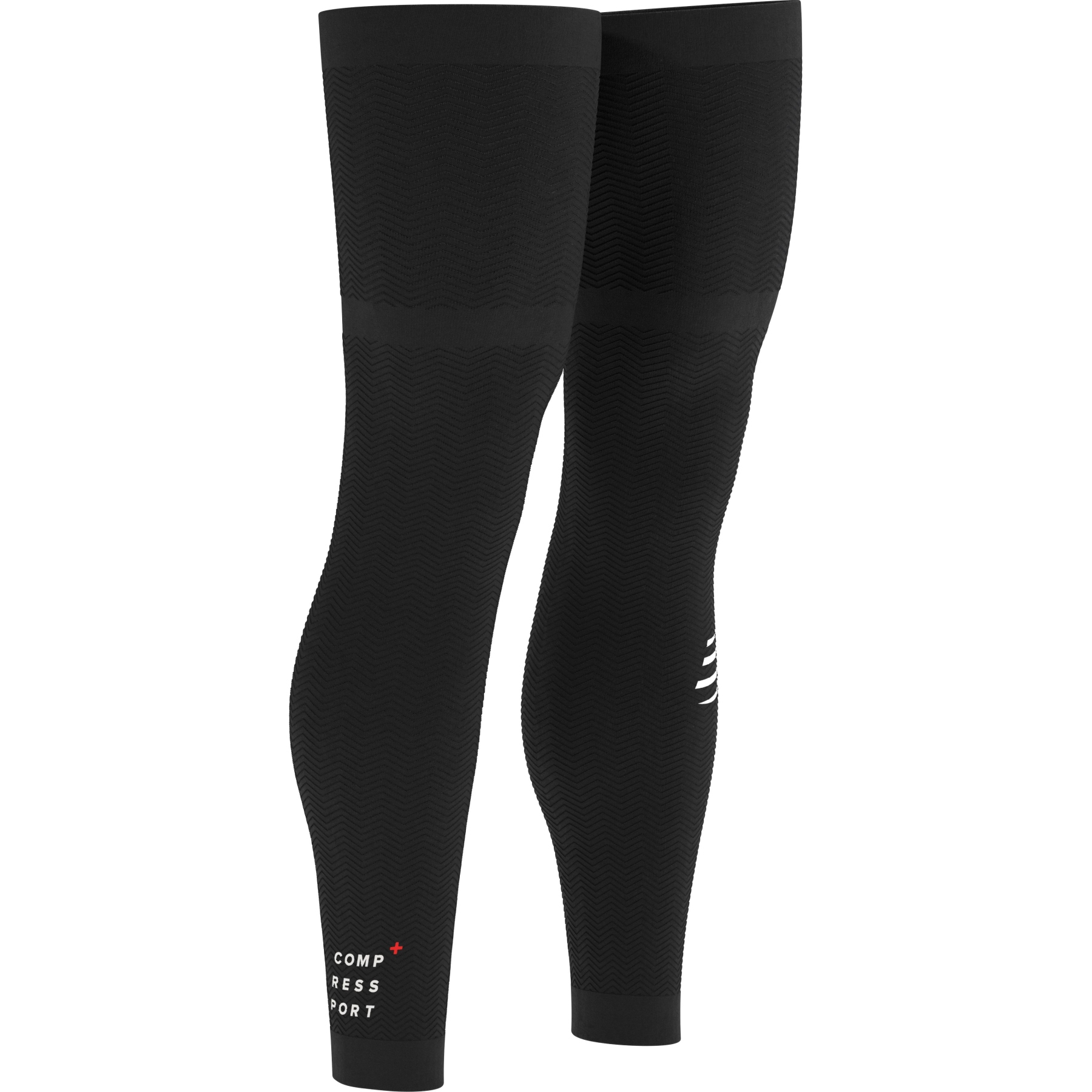 Picture of Compressport Full Legs Compression Sleeves - black