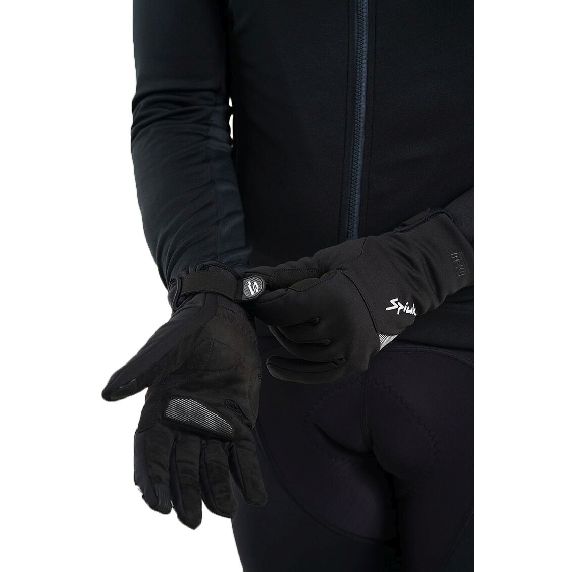 Spiuk Guante Largo Profit Cold&Rain DWR Unisex Negro T. L