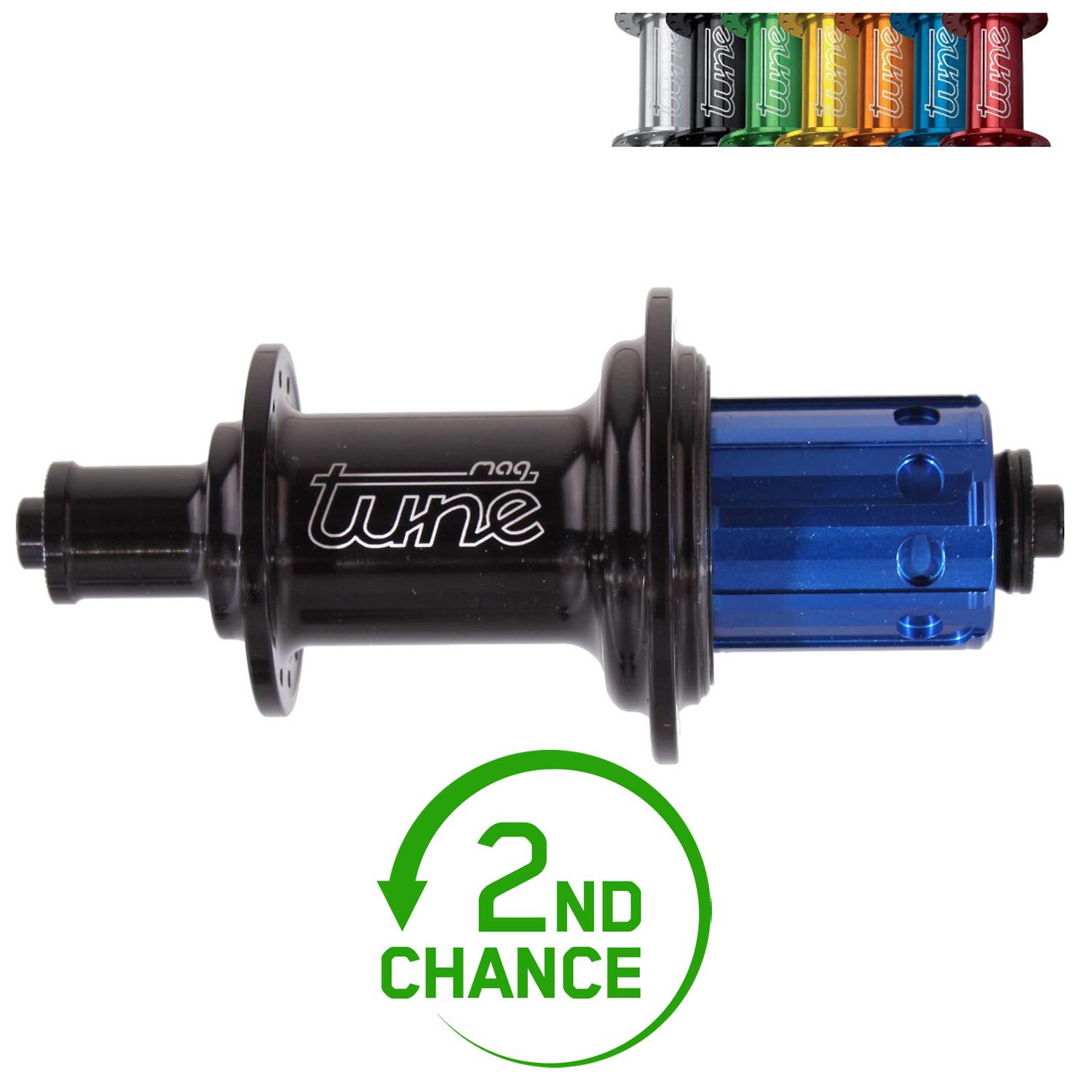 Picture of Tune MAG Rear Hub - Standard Lager - QR 130 - Shimano HG 10/11 - 24 Hole - 2nd Choice