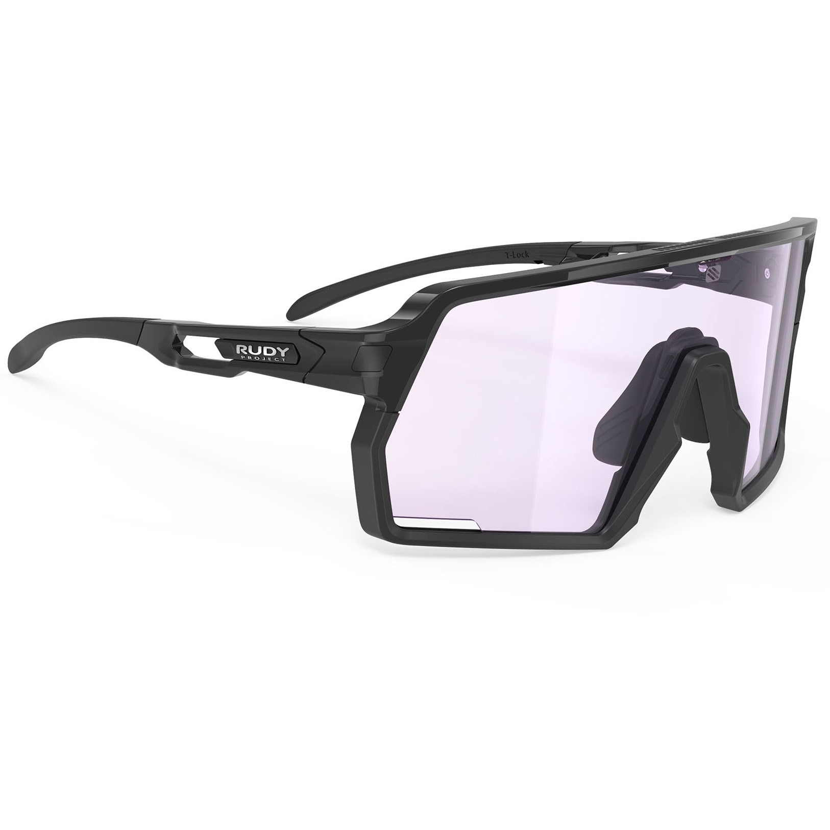 Produktbild von Rudy Project Kelion Photochromic Brille - Black Gloss/ImpactX 2 Laser Purple