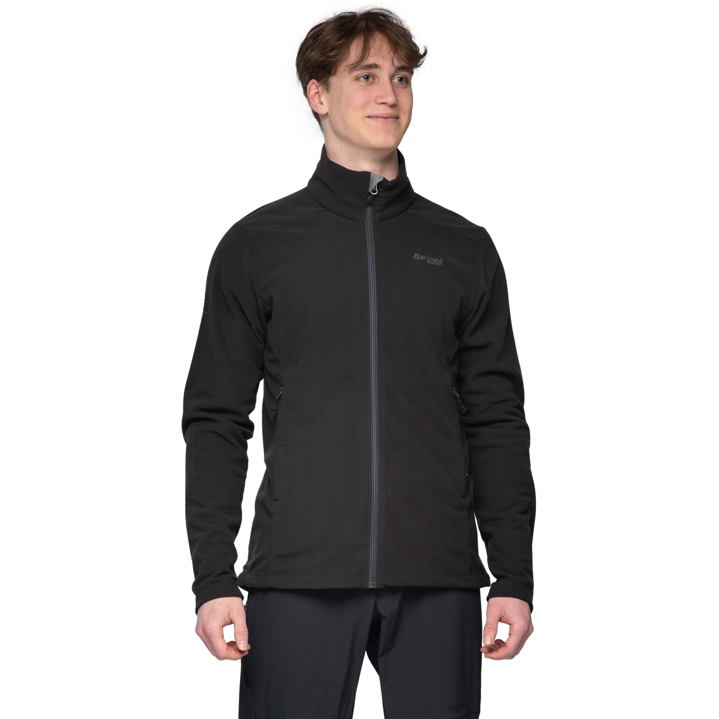 Produktbild von Bergans Finnsnes Fleece Jacke Herren - schwarz 3025