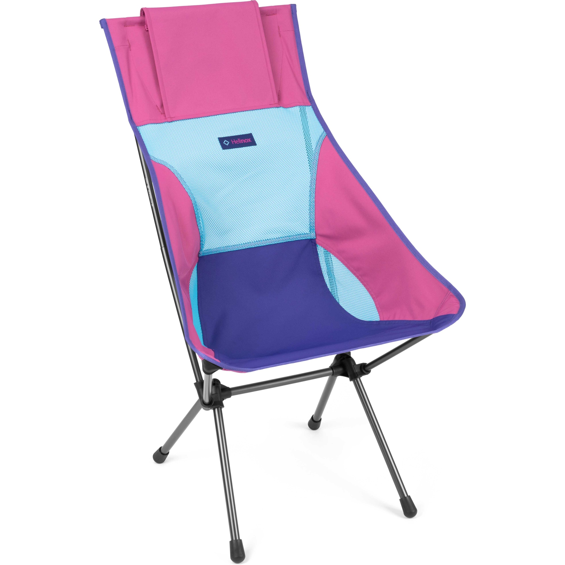 Photo produit de Helinox Chaise de Camping - Sunset Chair - Multi Block 2023 / Noir