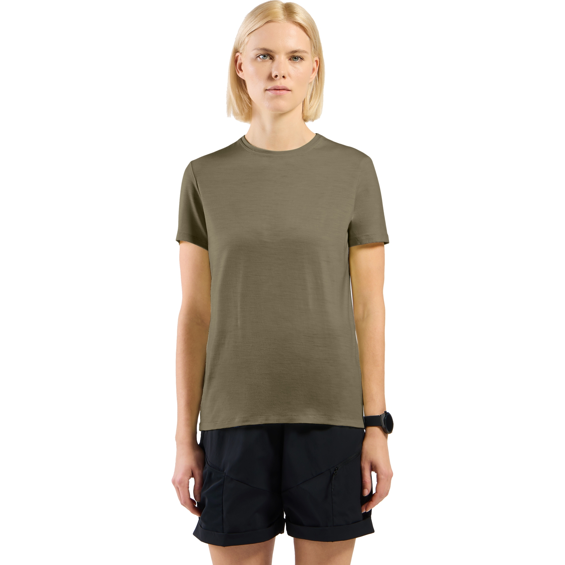 Productfoto van Odlo Ascent Merino 160 T-Shirt Dames - vetiver