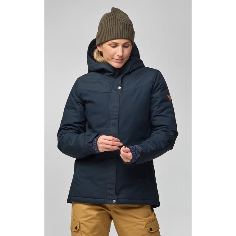 Fjällräven Stina Padded Jas Dames - port | BIKE24