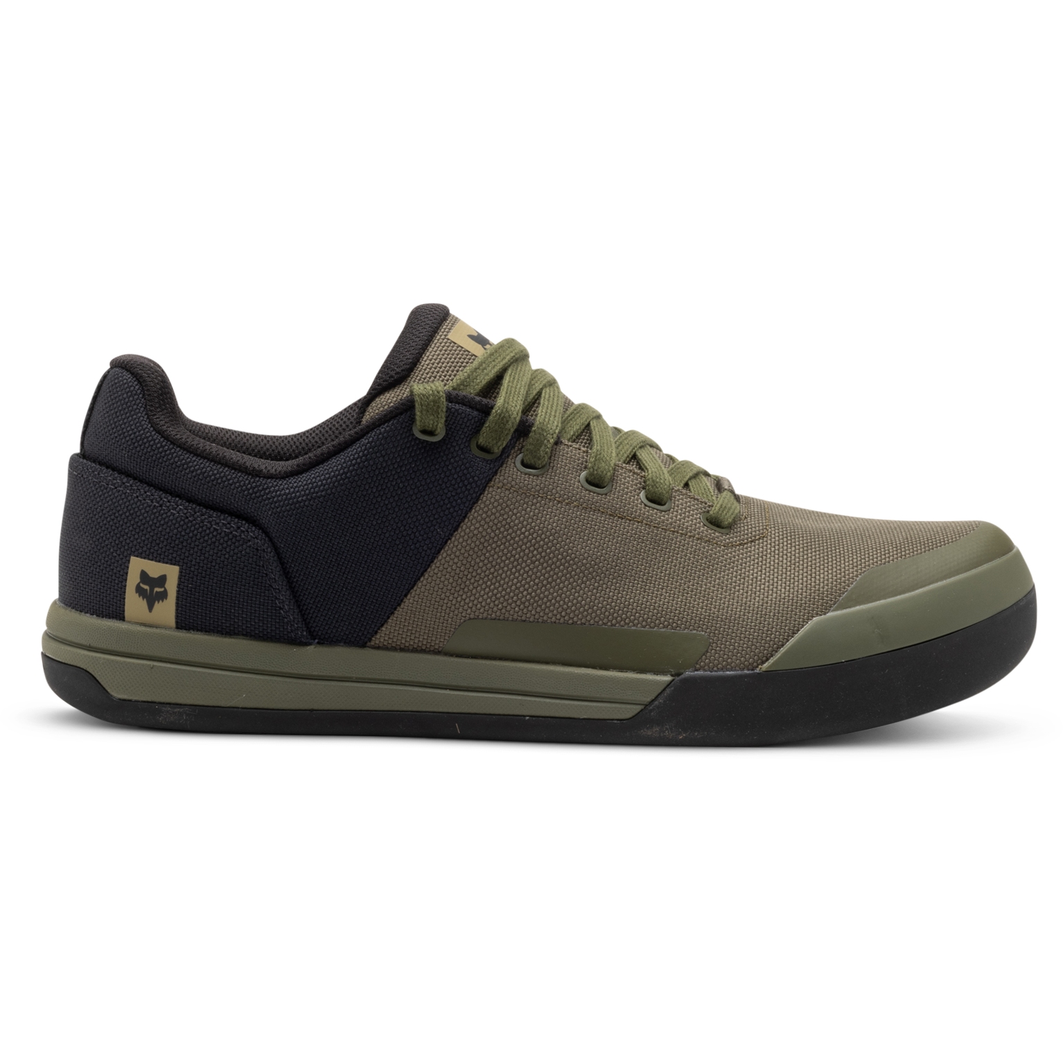 Picture of FOX Union Canvas Flat Pedal MTB Shoes - olive green