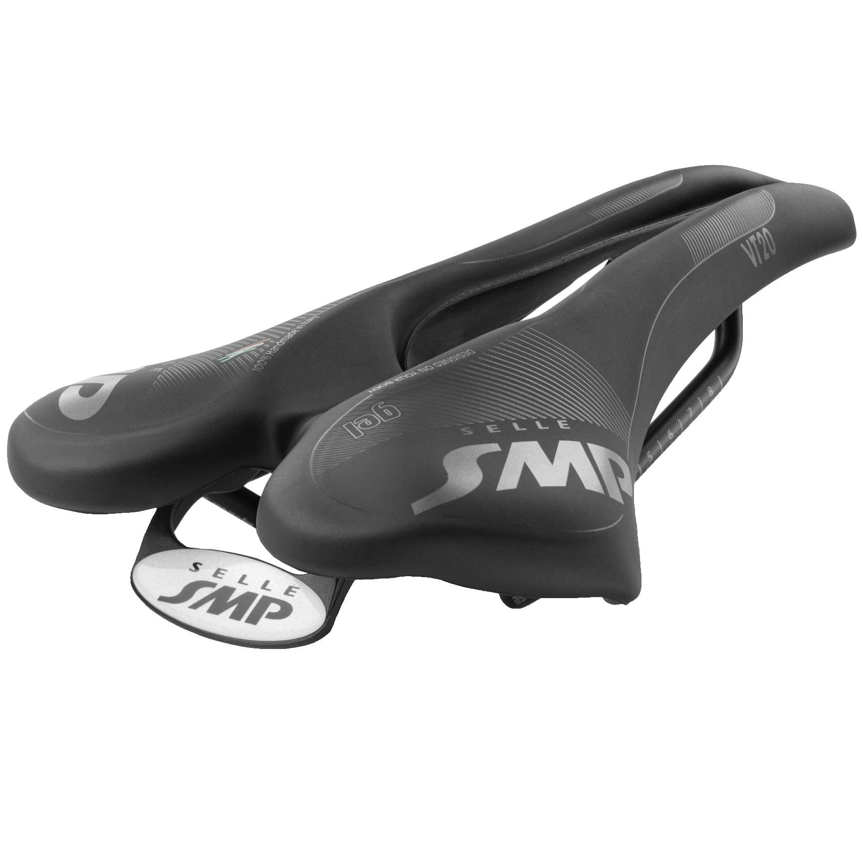 Гелевое седло Selle SMP VT20 - черное