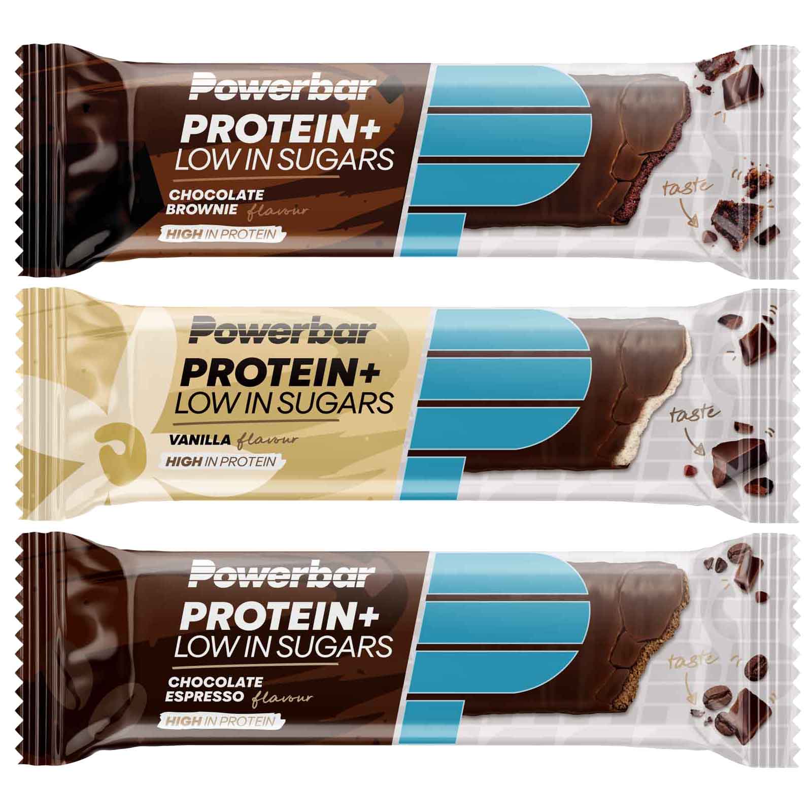 Produktbild von Powerbar Protein Plus Low In Sugars - Eiweiß-Riegel - 3x35g