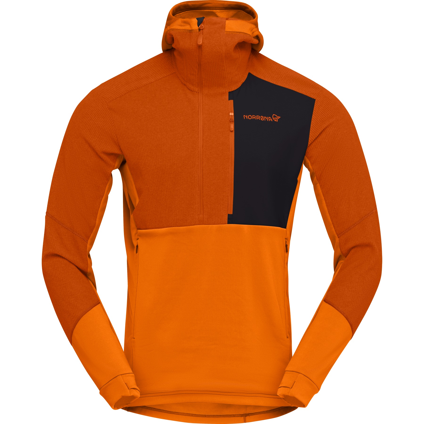 Norrona lofoten Thermal Pro Hood Pullover Men - Gold Flame