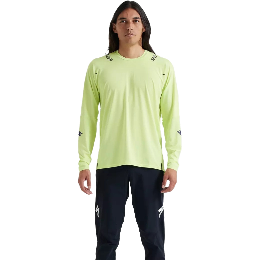 Picture of Specialized Trail Air Long Sleeve Jersey Men - limestone