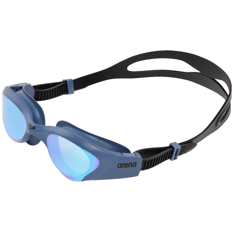 Picture of arena The One Mirror Swimming Goggles - Blue - Grey Blue/Black
