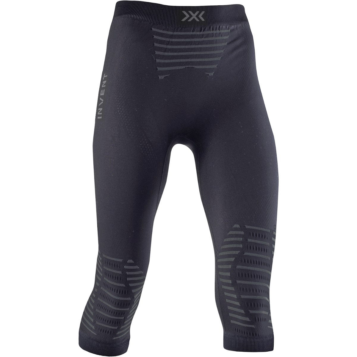 Image of X-Bionic Invent 4.0 3/4 Pants for Women - black/charcoal