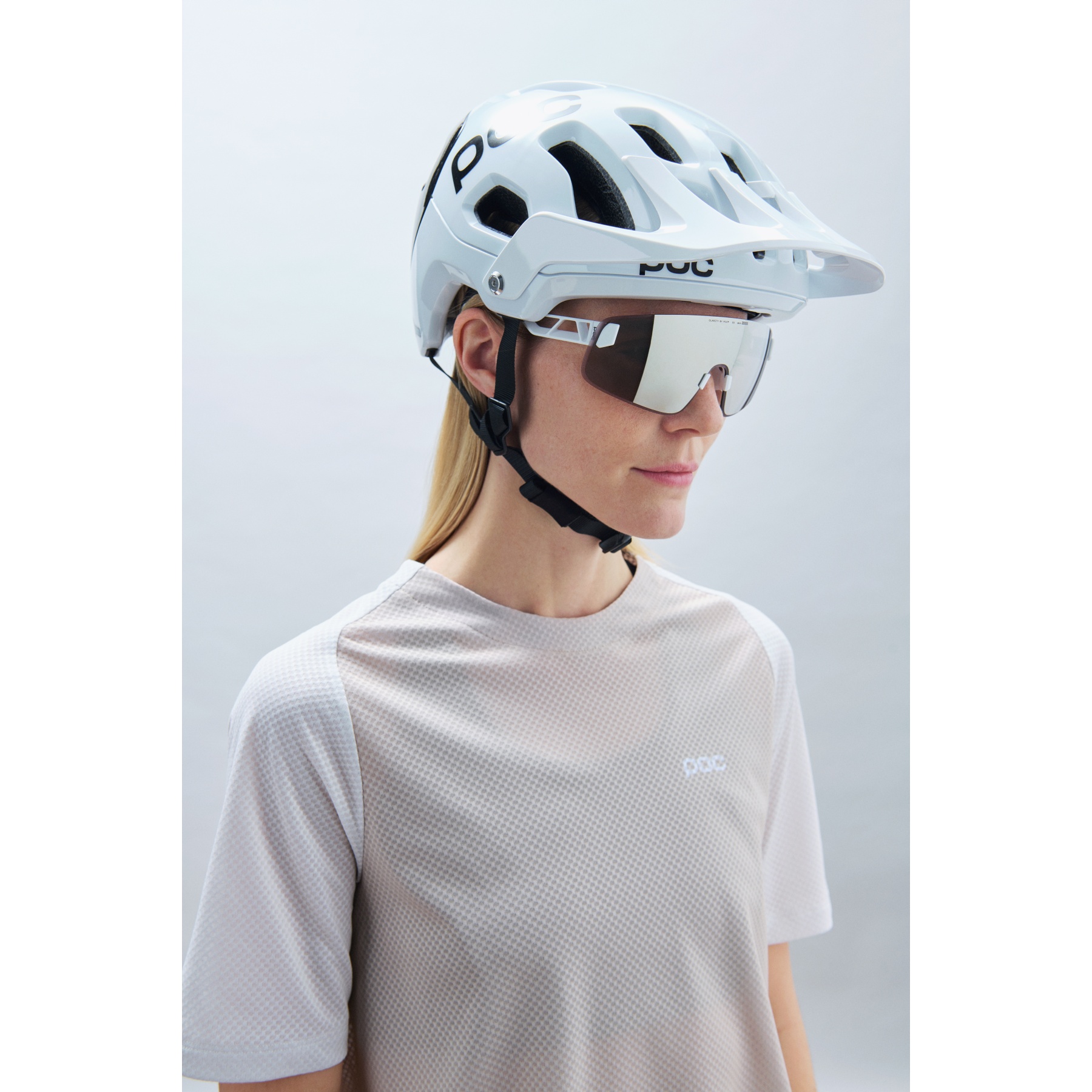 ウェア POC Elicit white/silver POC Elicit Toric Glasses - Hydrogen White - Clarity Trail / Partly