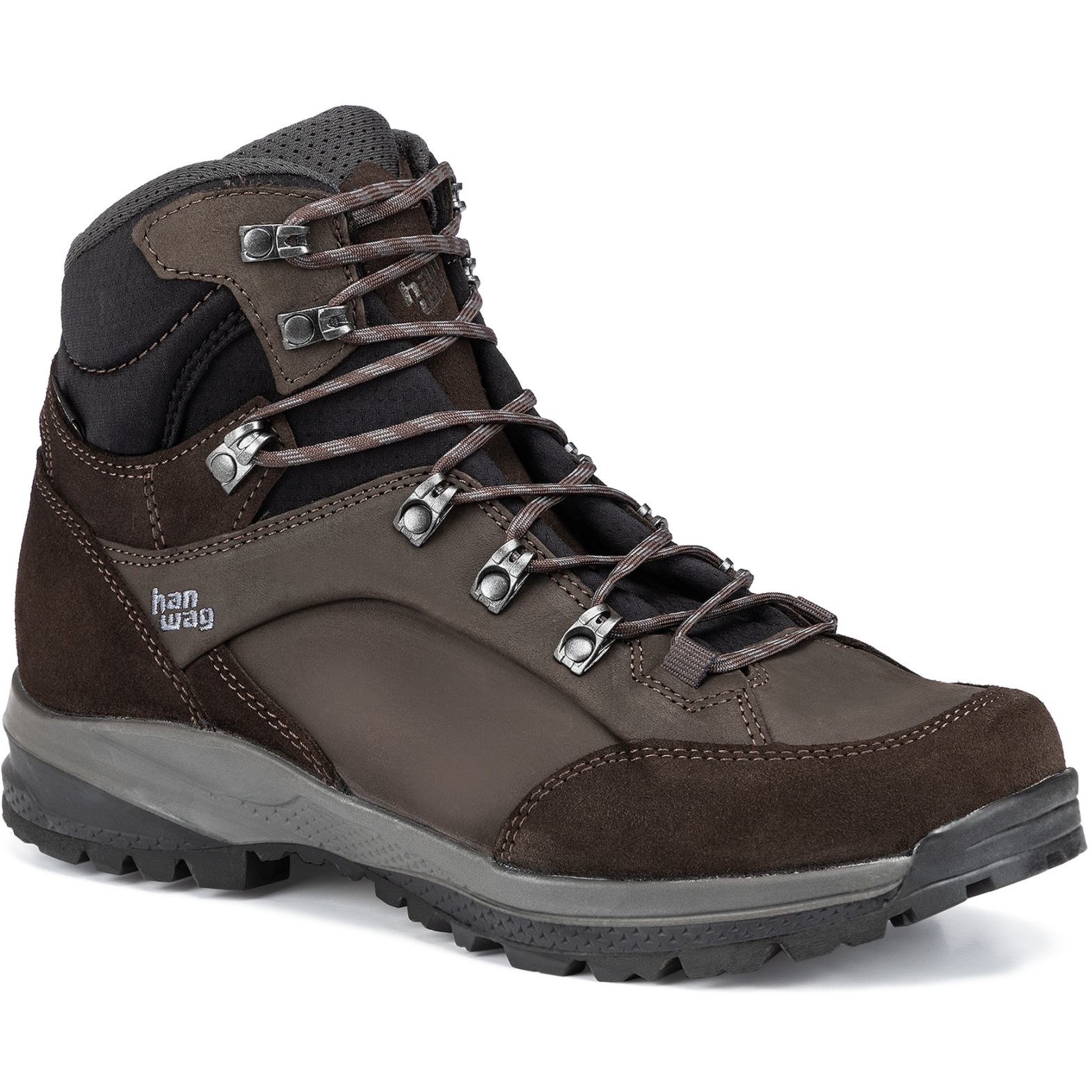 Picture of Hanwag Banks SF Extra GTX Hiking Boots Men - Mocca/Asphalt