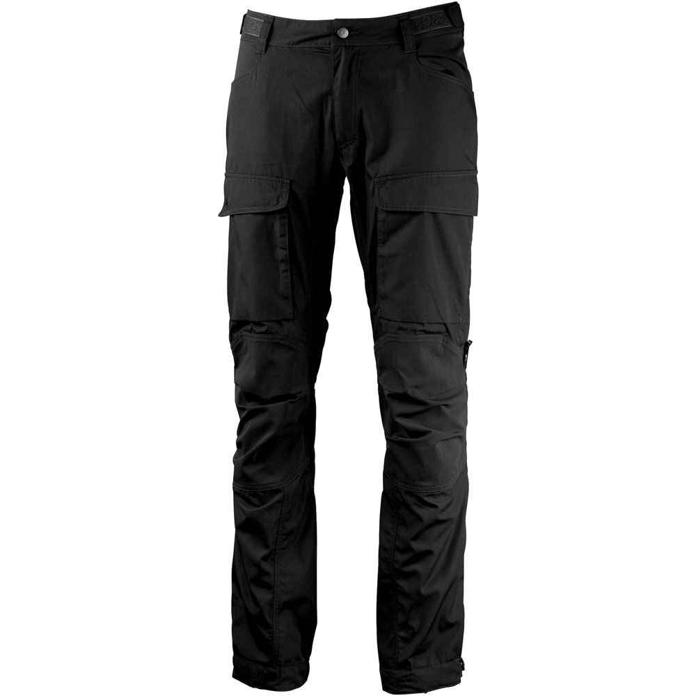 Image of Lundhags Authentic II Hiking Pants Short/Wide - Black 900