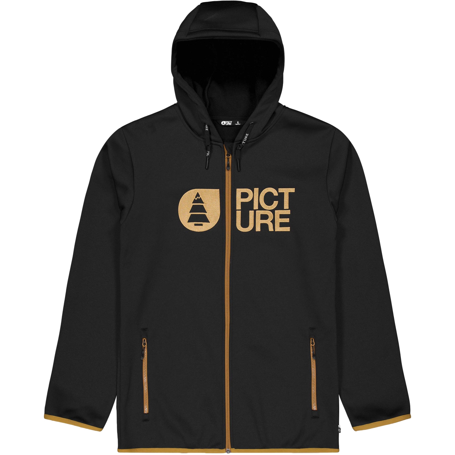 Picture Park Zip Tech Hoodie Men - Black | BIKE24 Picture Park Zip Tech Hoodie Men - Black | BIKE24
