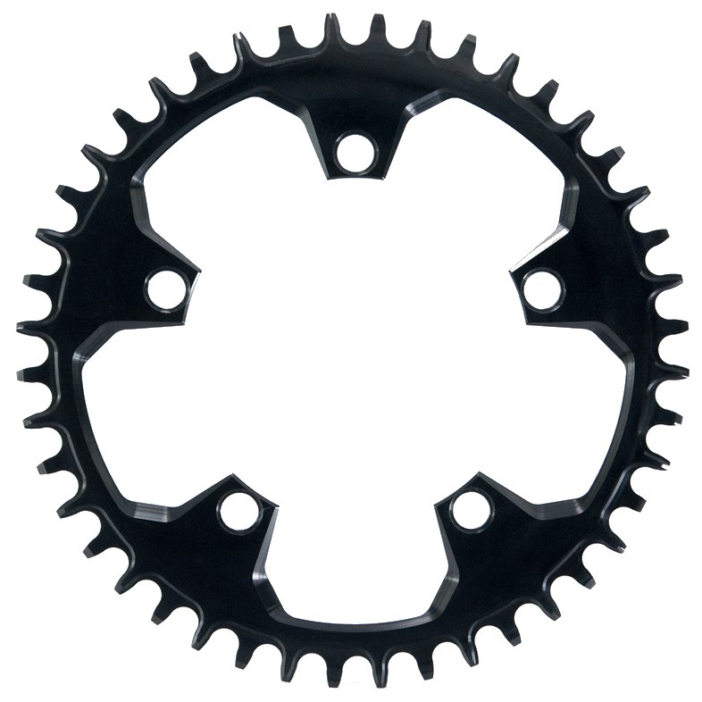 Garbaruk Road/CX/Gravel Chainring 110 mm Round Narrow-Wide black