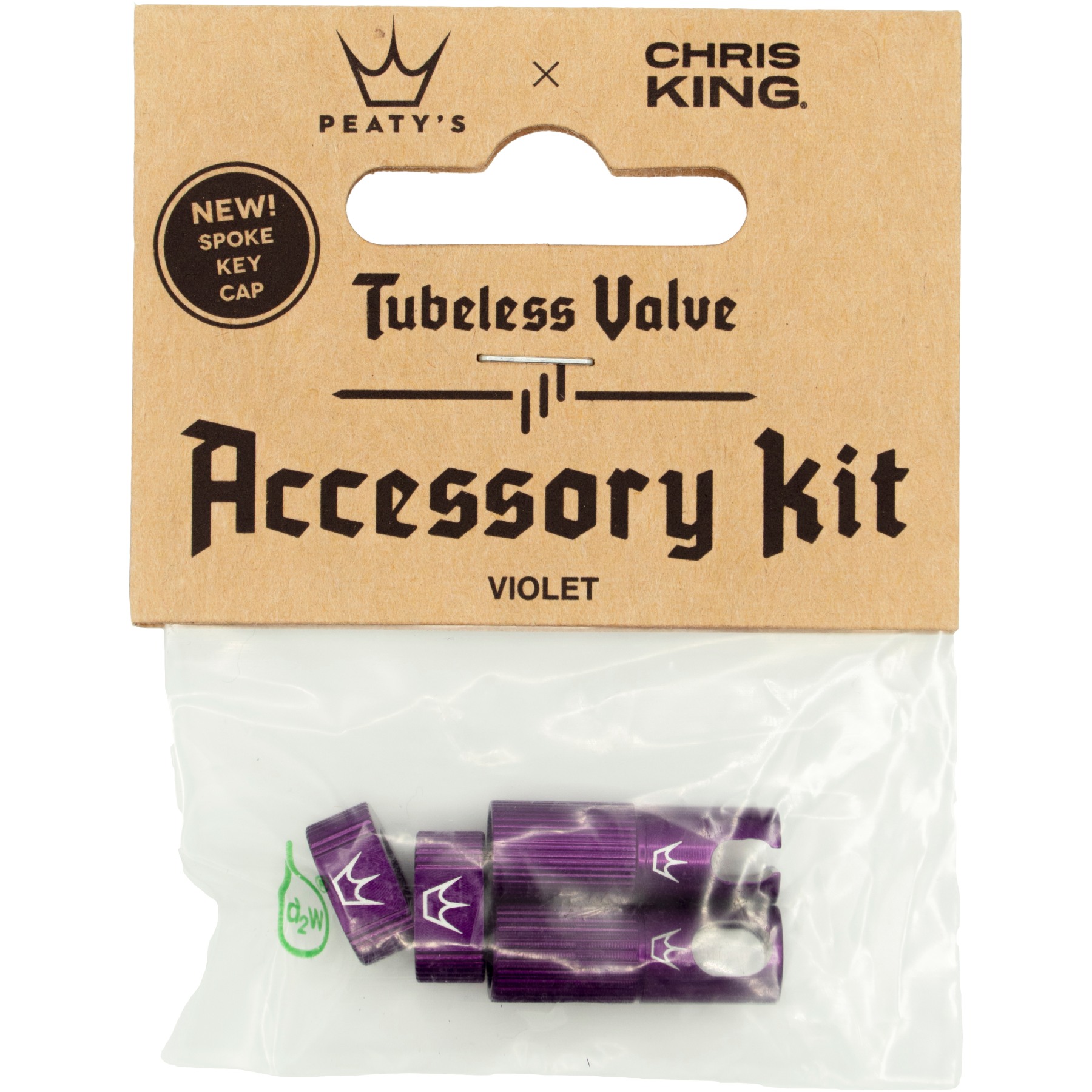 Picture of Peaty&#039;s x Chris King Tubeless Valves Accessory Kit - MK2 - violet