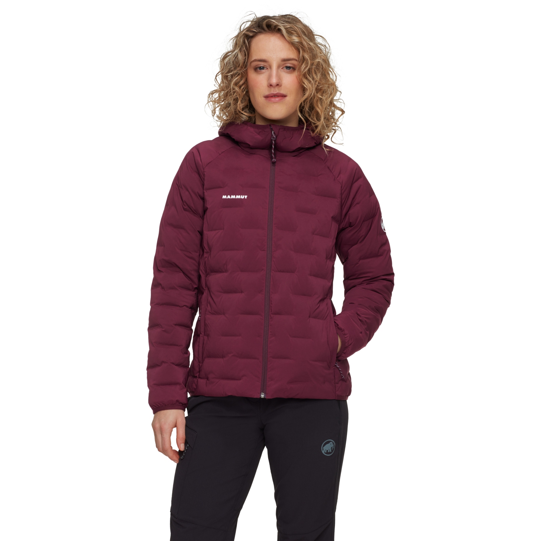 Mammut Sender Insulated Hooded Jacket Women - vin | BIKE24