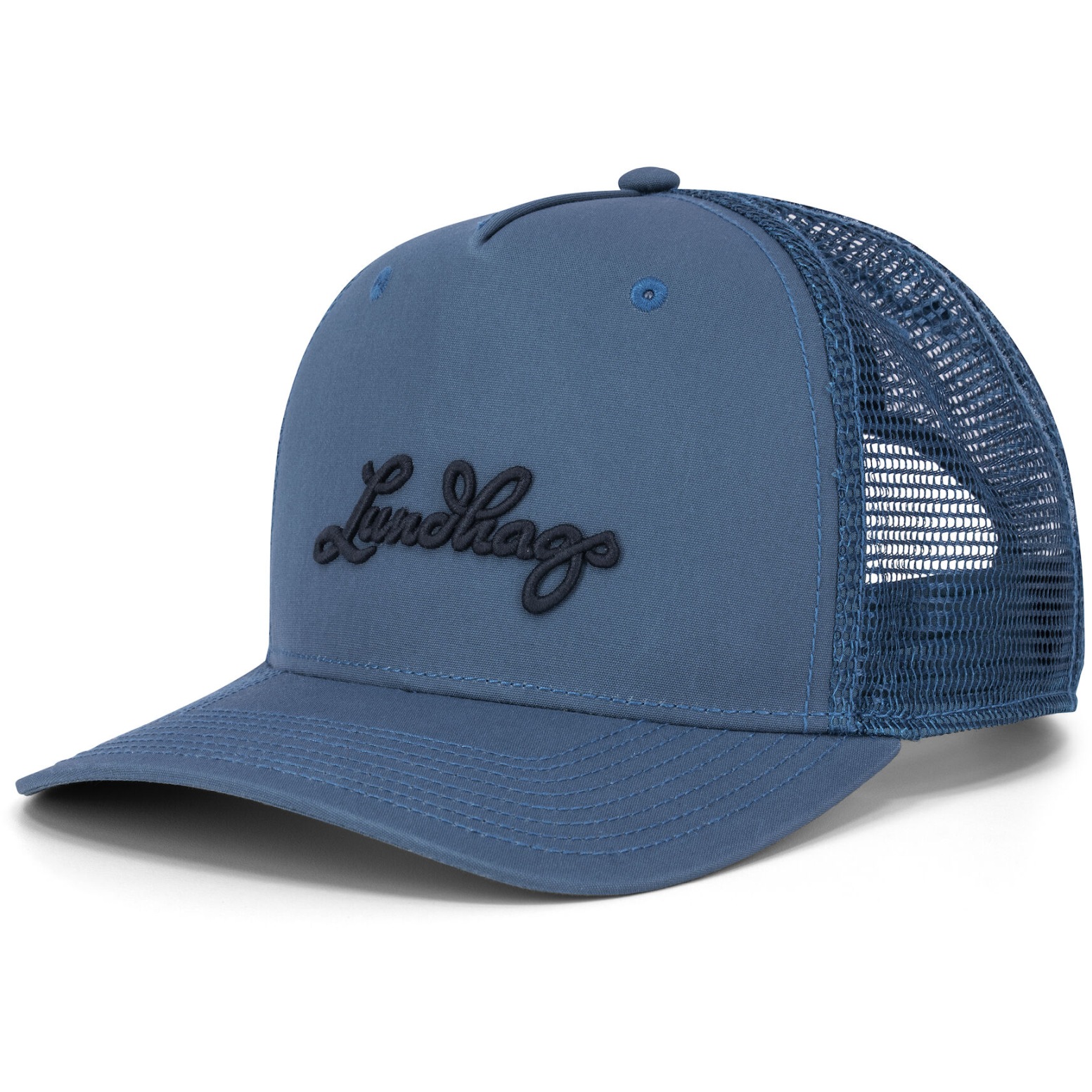 Produktbild von Lundhags Trucker Kappe - Denim Blue 76400