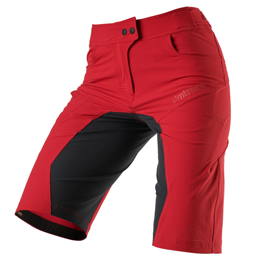 Picture of Zimtstern Taila Evo Women&#039;s MTB-Shorts - Jester Red/Pirate Black